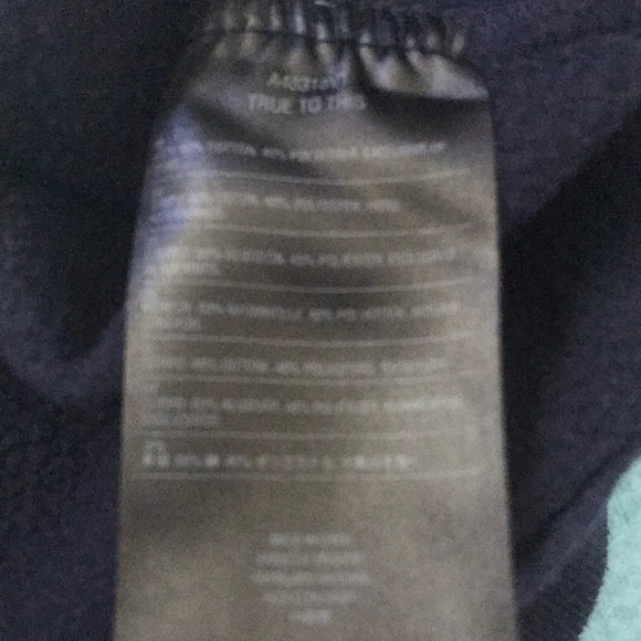 VOLCOM zip up hoodie, front pockets long sleeve dark navy blue size L - Picture 6 of 9